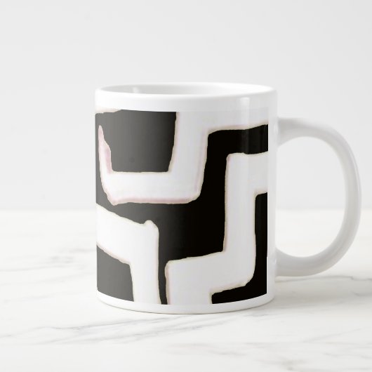 Abstract Mug Grote Koffiekop (Rechts)