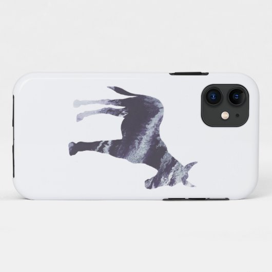 Abstract Mule silhouette Case-Mate iPhone Case (Achterkant (horizontaal))