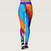 Abstract Multicolf Leggings (Achterkant)