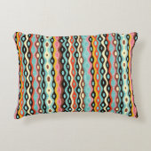 Abstract multicolor-patroon accent kussen (Voorkant)