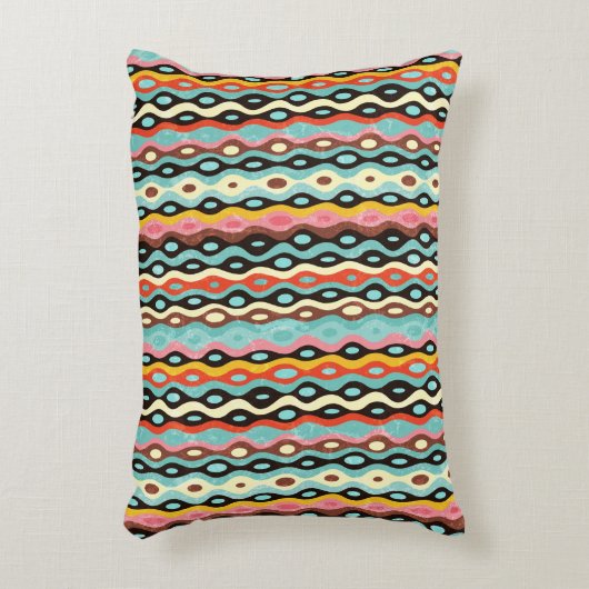 Abstract multicolor-patroon accent kussen (Voorkant(Verticaal))