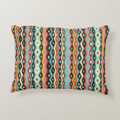 Abstract multicolor-patroon accent kussen (Achterkant)