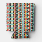 Abstract multicolor-patroon blikjeskoeler (Voorkant)