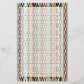 Abstract multicolor-patroon briefpapier (Voorkant)