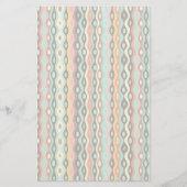 Abstract multicolor-patroon briefpapier (Voorkant)