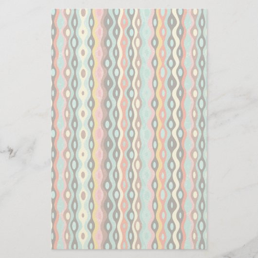 Abstract multicolor-patroon briefpapier (Voorkant)