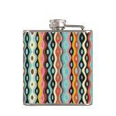 Abstract multicolor-patroon heupfles (Achterkant)