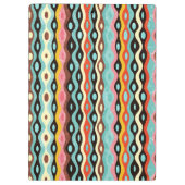 Abstract multicolor-patroon klembord (Achterkant)