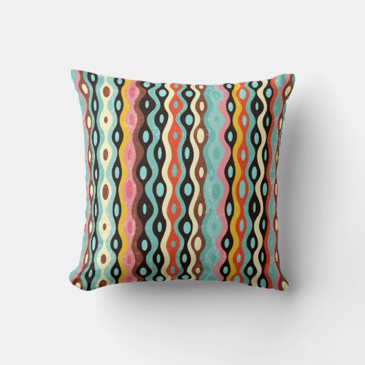 Abstract multicolor-patroon kussen (Voorkant)