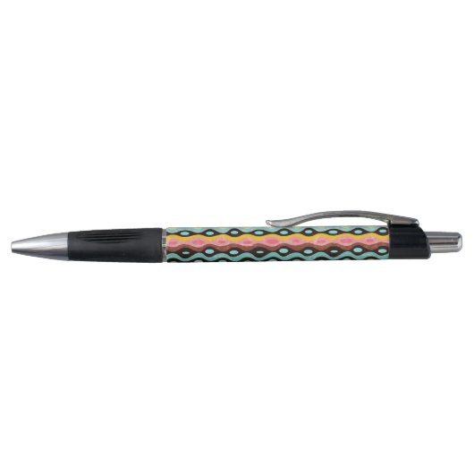 Abstract multicolor-patroon pen (Bovenkant)