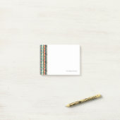 Abstract multicolor-patroon post-it® notes (Op bureau)