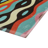 Abstract multicolor-patroon snijplank (Hoek)