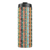 Abstract multicolor-patroon thermosbeker (Voorkant)