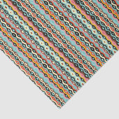 Abstract multicolor-patroon tissuepapier (Detail)