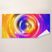 abstract multicolored background. brilliant circle badhanddoek (Badhanddoek)