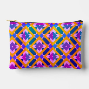 Abstract multicolored Patroon met diamanten Etui