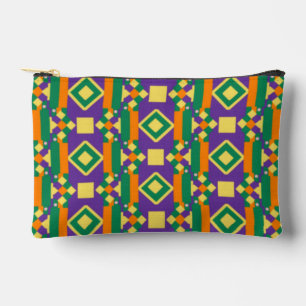 Abstract multicolored Patroon met diamanten Etui