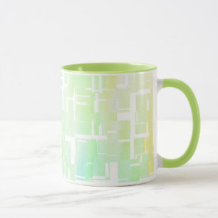Abstract multicolored Rustige pasta Mok