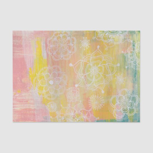 Abstract multifunctioneel kunstschilderpapier voor tissuepapier (Voorkant)