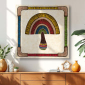 Abstract Mushroom Canvas Afdruk