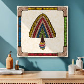 Abstract Mushroom Canvas Afdruk