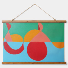 Abstract Music Treble Clef Tapestry Hangend Wandkleed