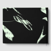 Abstract Muziek Gastboek Mint Gastenboek (Achterkant)