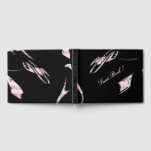 Abstract Muziek Guestbook Roze Gastenboek (Volledig)