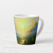 Abstract Mystiek Bos  Latte Mok (Rechterhoek)