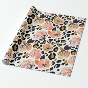 Abstract naadloos bloempatroon: bloemen met zeb cadeaupapier