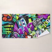 Abstract naadloos cartoon patroon. Herhaald met m Badhanddoek (Badhanddoek)