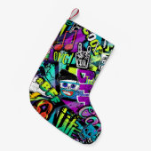 Abstract naadloos cartoon patroon. Herhaald met m Kleine Kerstsok (Voorkant (Hangend))