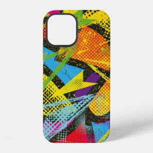 Abstract naadloos chaotisch patroon. Behang met  iPhone 12 Hoesje