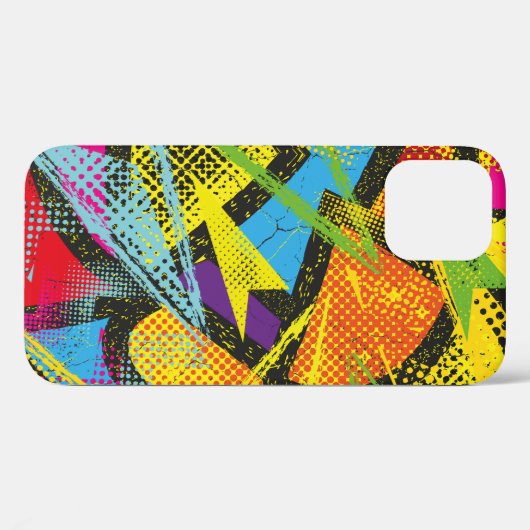 Abstract naadloos chaotisch patroon. Behangselpapi Case-Mate iPhone Case (Achterkant (horizontaal))