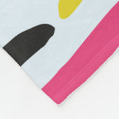 Abstract, naadloos decoratief patroon fleece deken (Hoek)