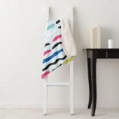 Abstract, naadloos decoratief patroon sherpa deken (In situ)