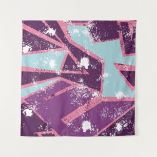 Abstract naadloos geometrisch patroon. Grijze stad Wandkleed