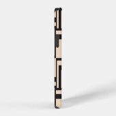 Abstract naadloos geometrisch patroon iPhone hoesje (Rechterkant)