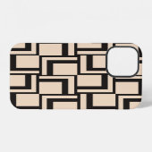 Abstract naadloos geometrisch patroon iPhone hoesje (Achterkant horizontaal)