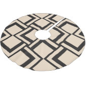 Abstract naadloos geometrisch patroon kerstboom rok (Gekanteld)