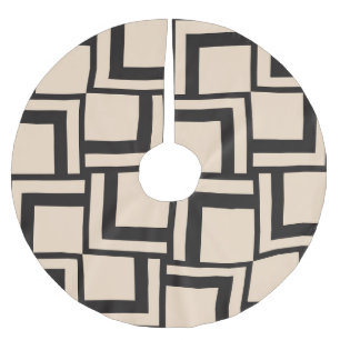 Abstract naadloos geometrisch patroon kerstboom rok