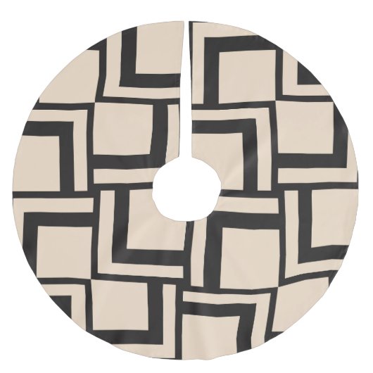 Abstract naadloos geometrisch patroon kerstboom rok (Voorkant)