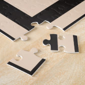 Abstract naadloos geometrisch patroon legpuzzel (Zijkant)