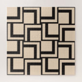 Abstract naadloos geometrisch patroon legpuzzel (Horizontaal)