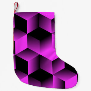 abstract naadloos geometrisch patroon met net c kleine kerstsok