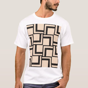 Abstract naadloos geometrisch patroon t-shirt