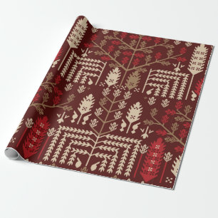 abstract  naadloos grafisch herhaald patroon cadeaupapier