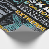 Abstract naadloos grijppatroon. Stedelijke stijlmo Cadeaupapier (Hoek)