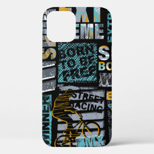 Abstract naadloos grijppatroon. Stedelijke stijlmo Case-Mate iPhone Case