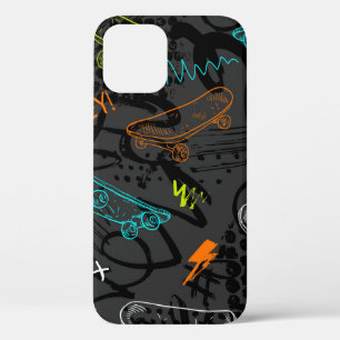 Abstract naadloos grijppatroon. Stedelijke stijlmo Case-Mate iPhone Case